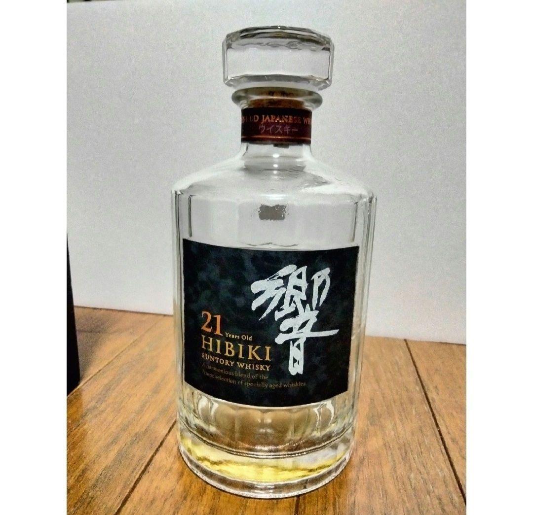 残量有・未洗浄】「サントリー 響 21年」空き瓶・箱 - メルカリ