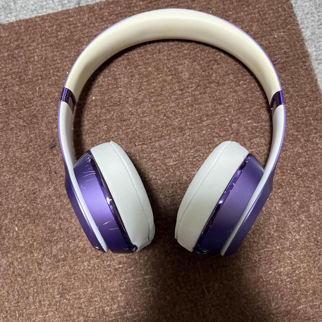 Beats Solo ワイヤレスヘッドホン 紫 - メルカリ