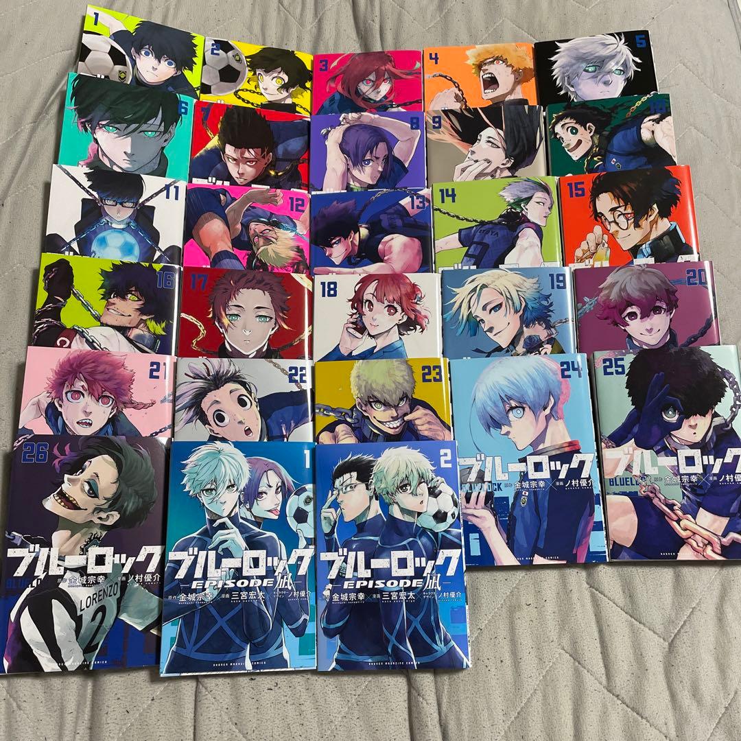ブルーロック全巻セット（1〜26巻）➕エピソード凪2巻セット - メルカリ