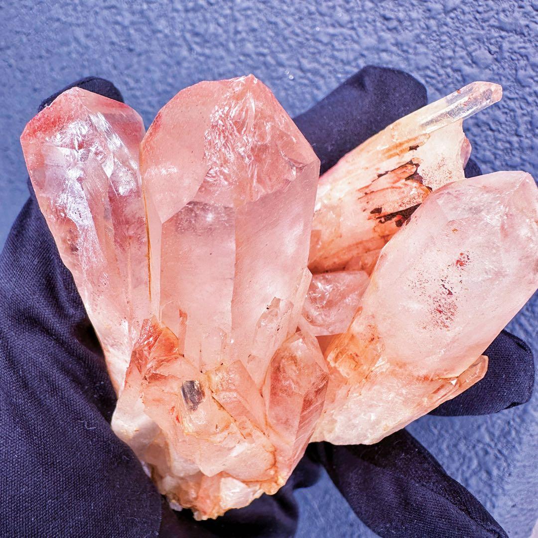 爆アレ❗️可愛いピンク♡超綺麗マダガスカル産パイナップルピンククラスターA1427