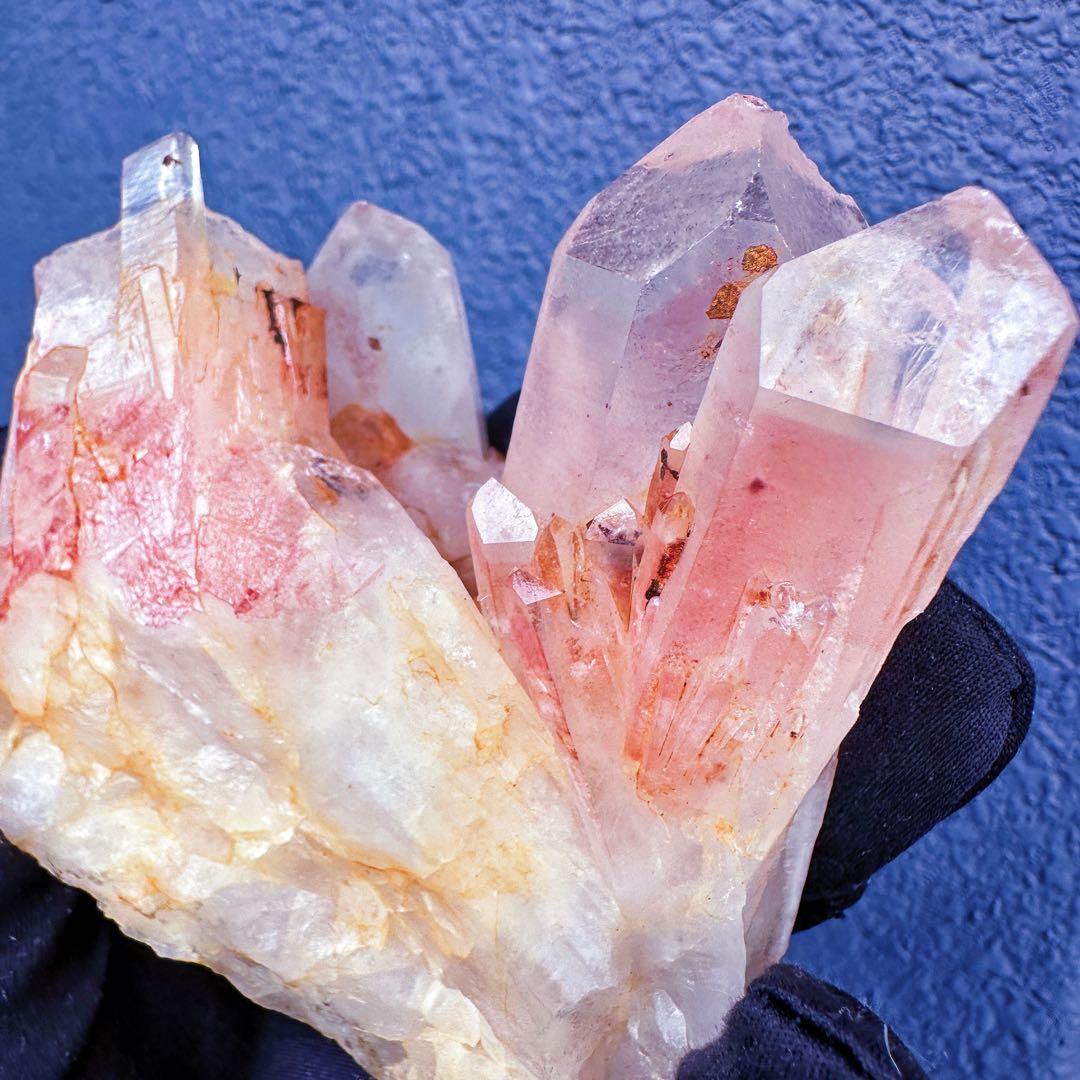 爆アレ❗️可愛いピンク♡超綺麗マダガスカル産パイナップルピンククラスターA1427