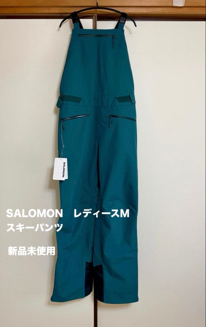 て*ト様 【新品未使用】SALOMON スキー/スノーボードビブパンツ　レディー 24-25 SALOMON サロモン ABSOLUTE BIB W アブソリュート ビブパンツ