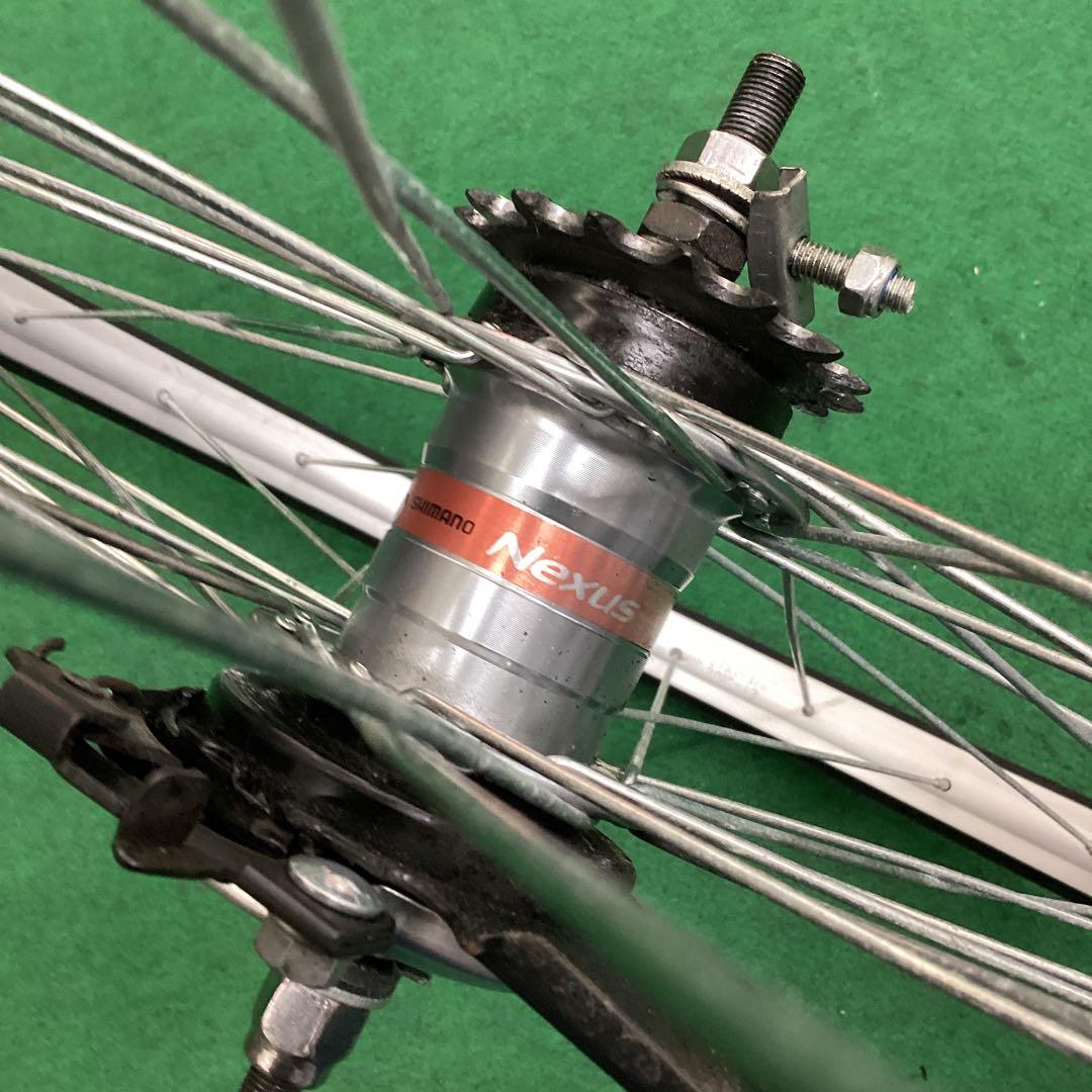 アルミリム　後輪 27x1-3/8 タイヤ付 内装3段 27インチ