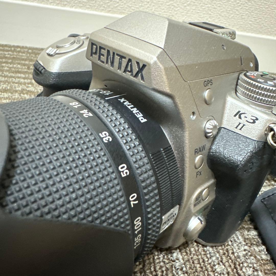 PENTAX K-3 II シルバー 一眼レフ 本体 DA18-135 望遠 - メルカリ