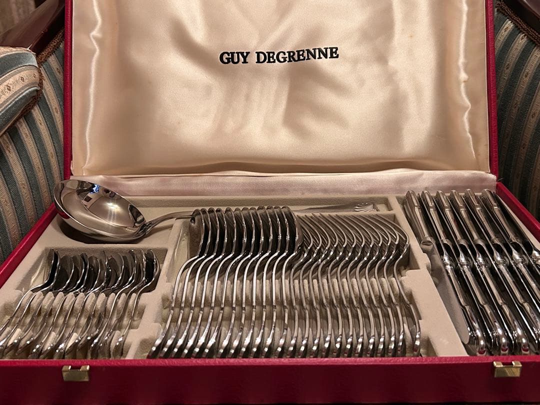 ドグレーヌGuy Degrenne カトラリー48セット+レードルフランス製 楽天市場】Guy Degrenne ギ・ドグレーヌ/ギ・ドグレン テーブル