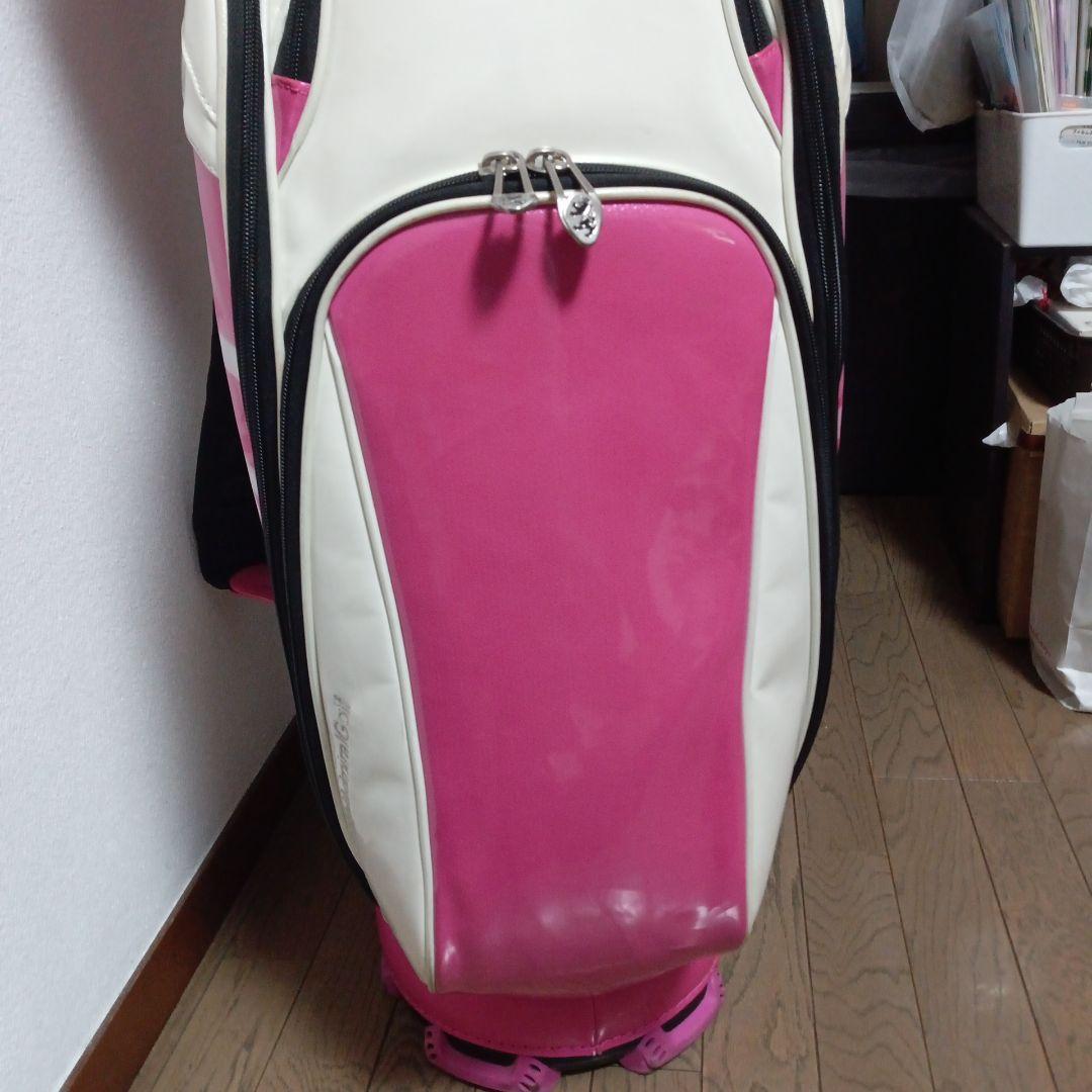 Admiral ユニオンジャック スタンドキャディバッグ☆ピンク