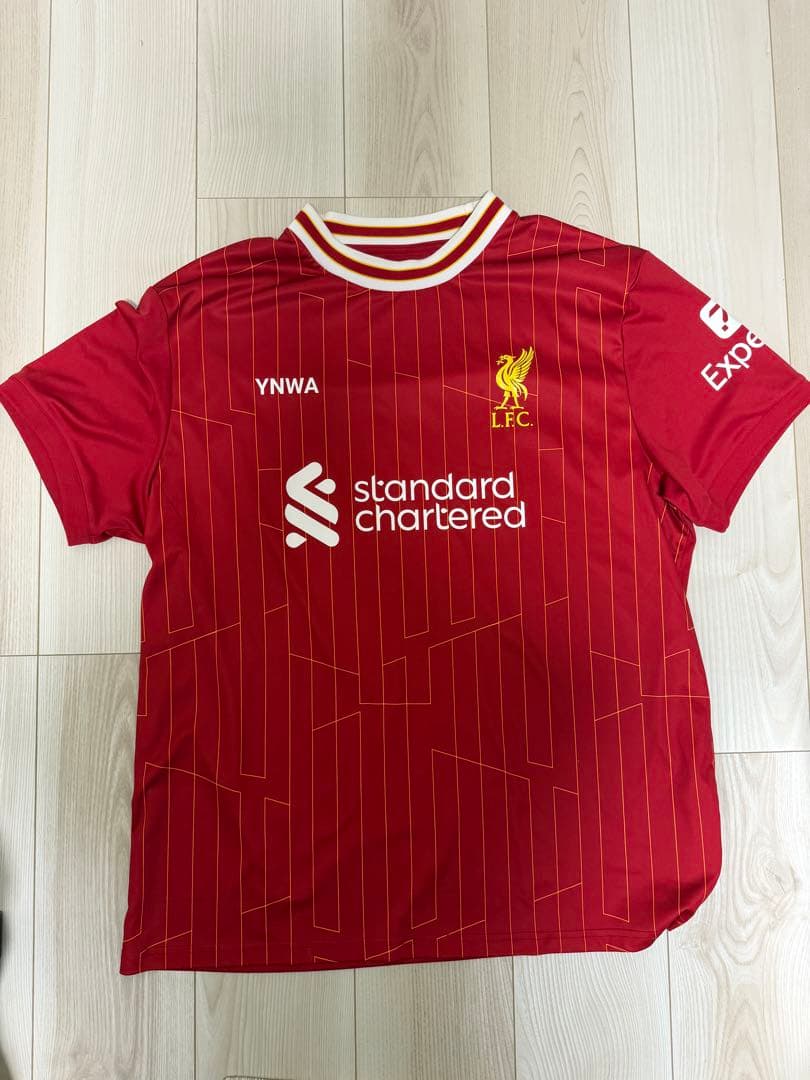 リバプールFC McAllister 10 来日記念 筆文字ユニフォーム XXL - メルカリ