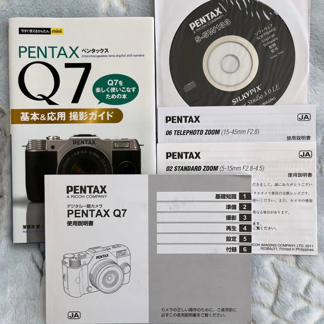 即購入OK】PENTAX Q7 ダブルレンズキット イエロー【完全動作保証