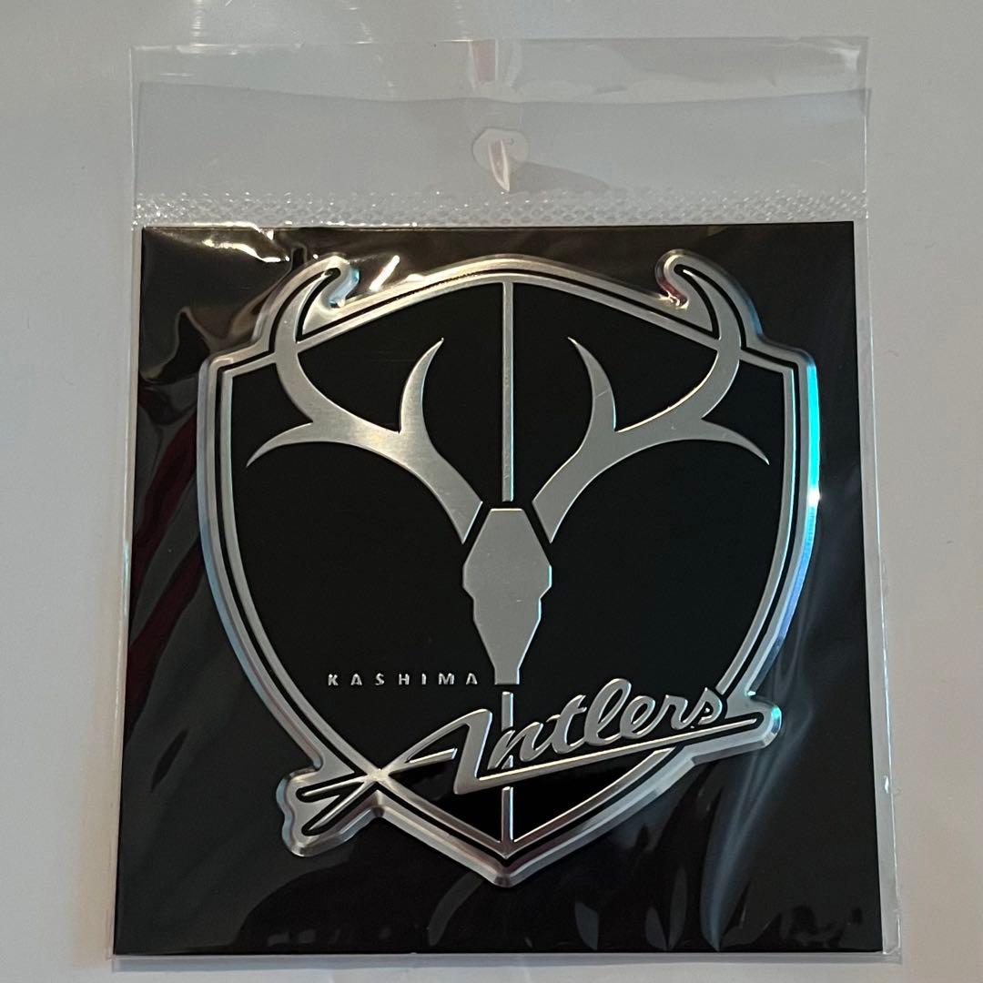 鹿島アントラーズ エンブレム3Dアルミステッカー（黒） - メルカリ