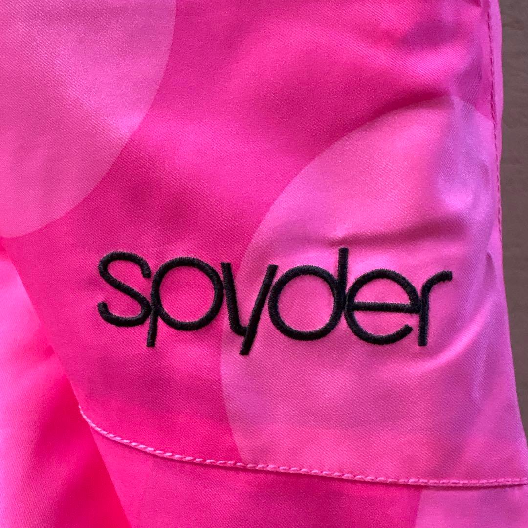 Spyder スキーウェア 白 ピンク Mサイズ 水玉 可愛い