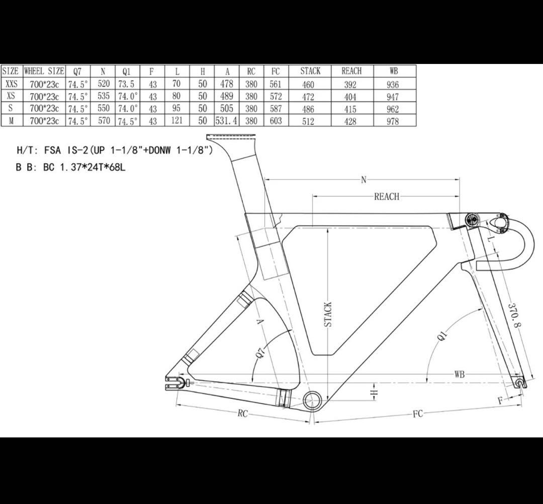 OEMトラックフレーム NOVA CORONA RAPIDO550mm Sピスト - メルカリ