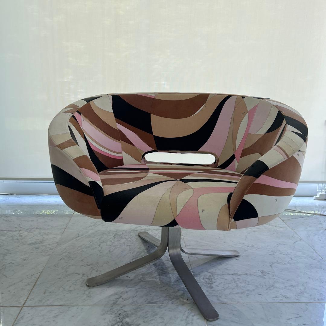 もんぷち　エミリオ プッチ カッペリーニ チェア カッペリーニ（CAPPELLINI）アームラウンジチェア（エミリオプッチ