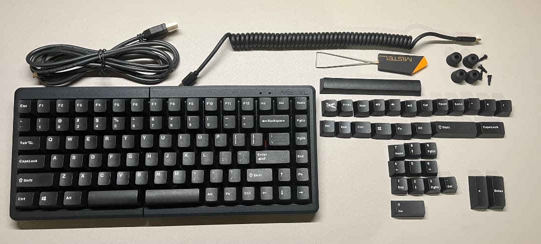 Mistel MD770 RGB US配列　シルバー軸 MISTEL（ミステル） Mistel Barocco MD770 RGB BT 無線 キーボード