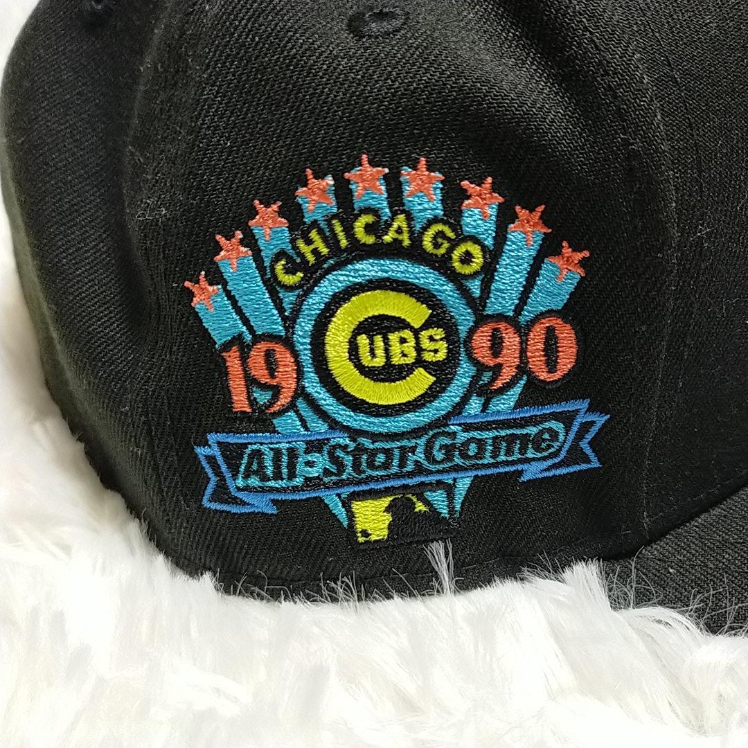 レア 美品 シカゴカブス 1990年オールスターゲーム キャップ 黒 - メルカリ