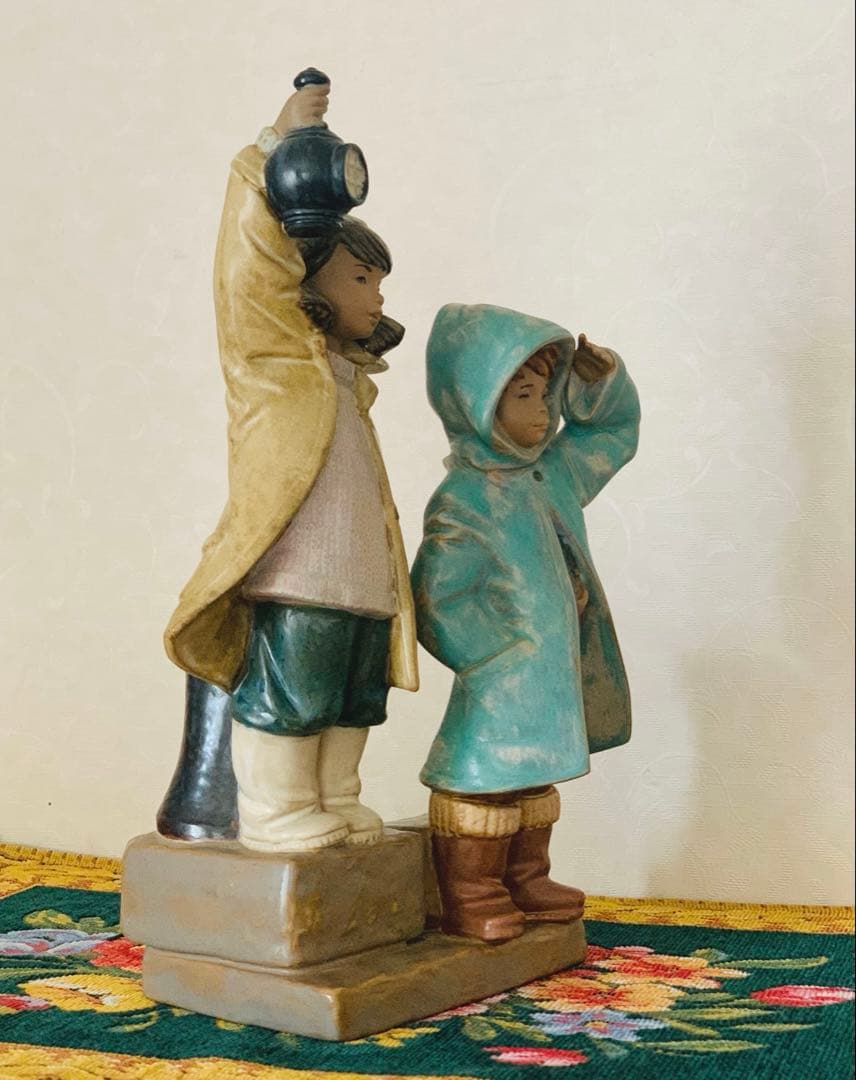 リヤドロ《AHOY THERE》グレス【絶版・貴重・美品】専用箱有り