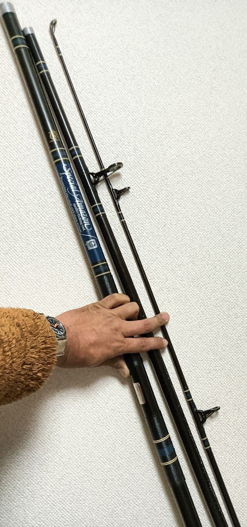オリムピックスペシャルアマゾン3本継ぎ投げ竿！レア品オリムピック