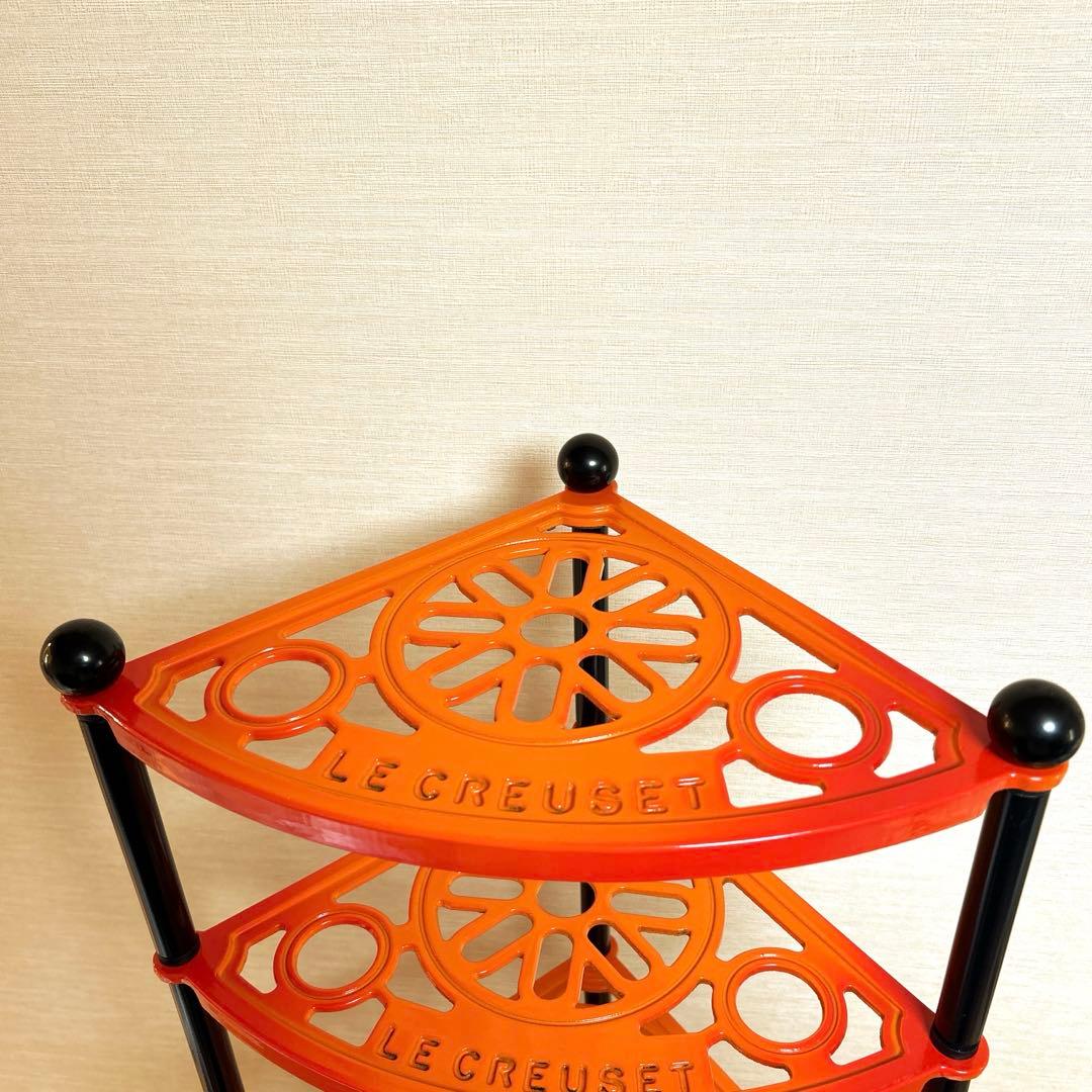 Le Creuset ルクルーゼ ポットスタンド 5段 オレンジ ラック - メルカリ