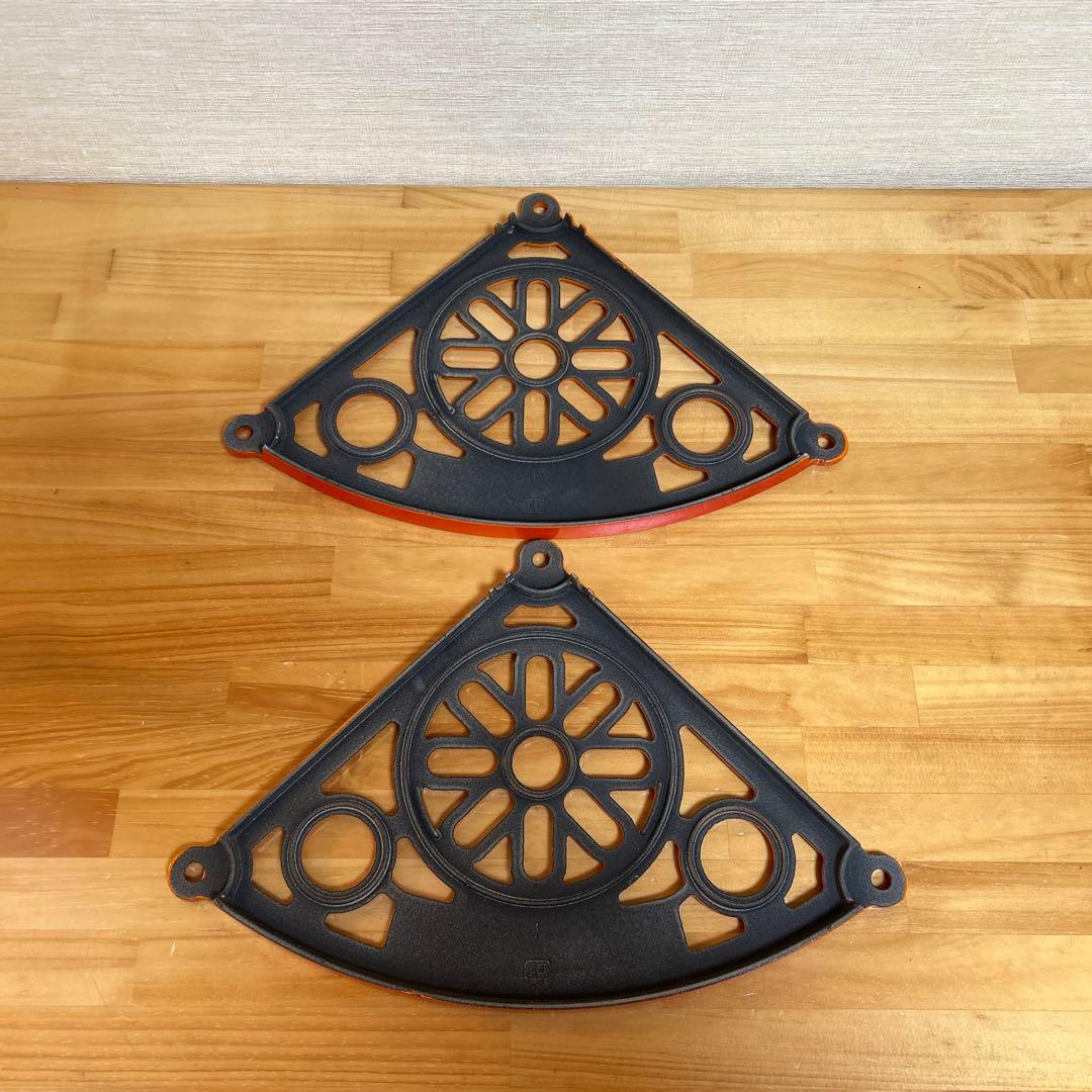 Le Creuset ルクルーゼ ポットスタンド 5段 オレンジ ラック - メルカリ