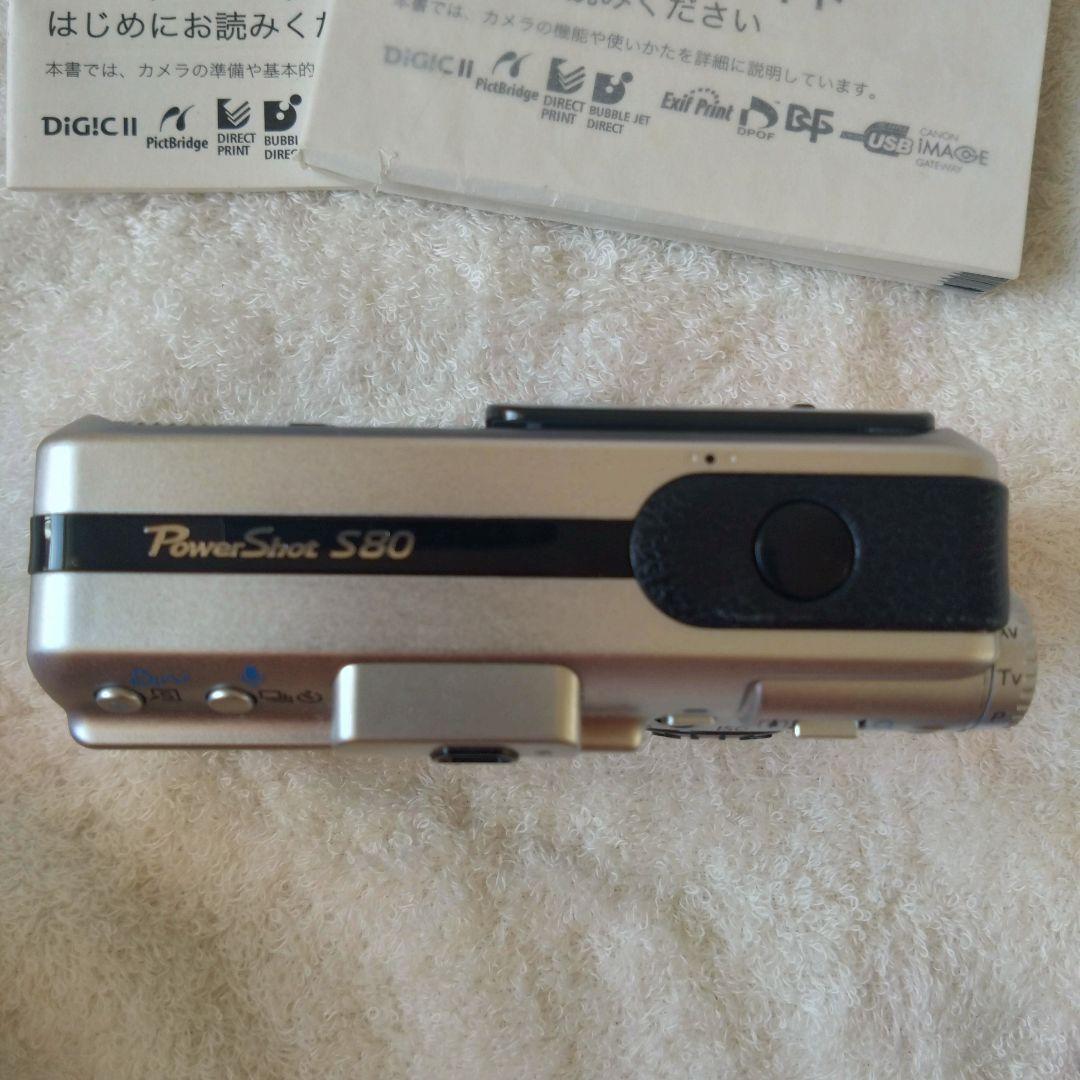 2/12まで！ 極美品 Canon PowerShot S80 キャノン CCDセンサー 動作品