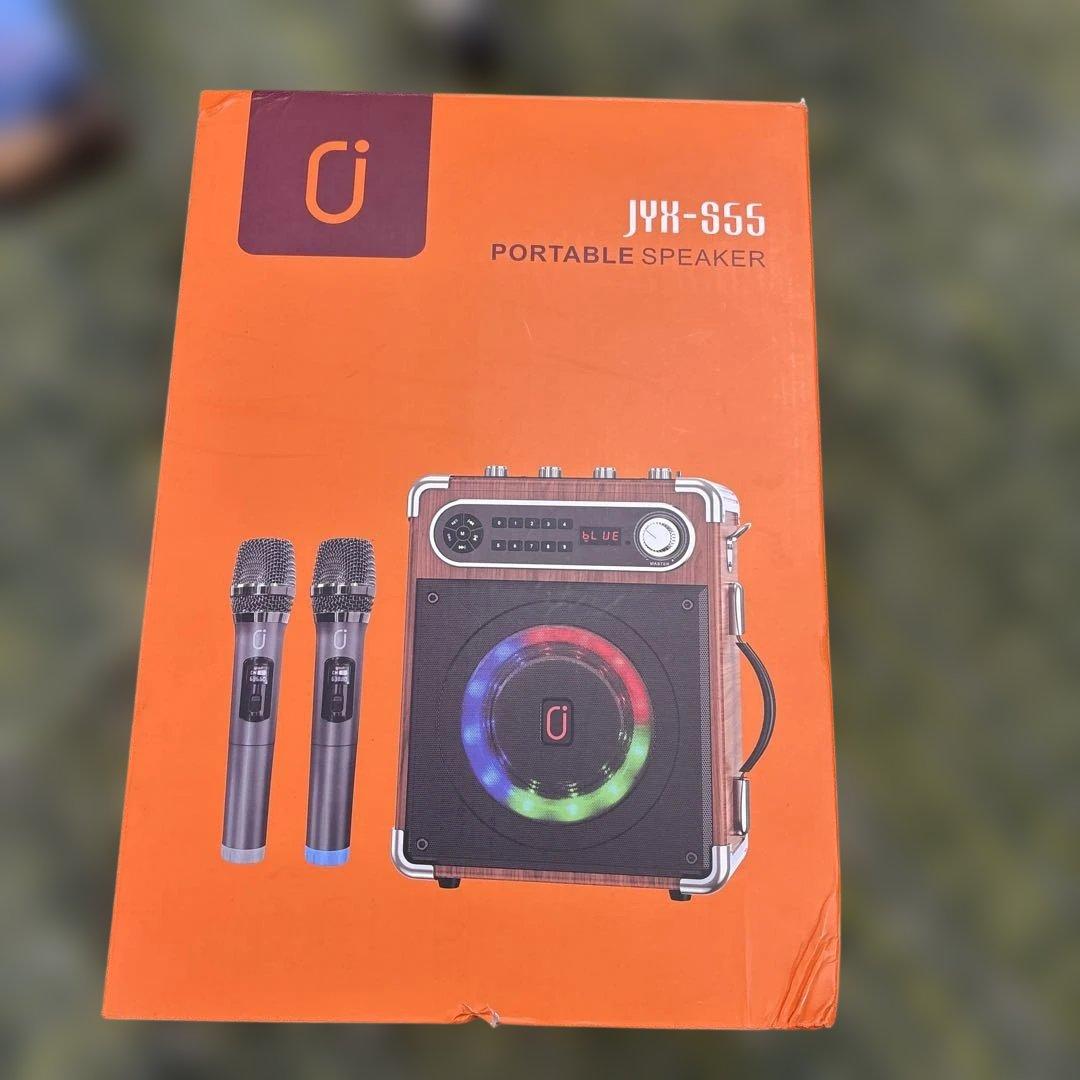 JYX-S55 ポータブルスピーカー JYX-S55 ポータブルスピーカーマイク - YouTube