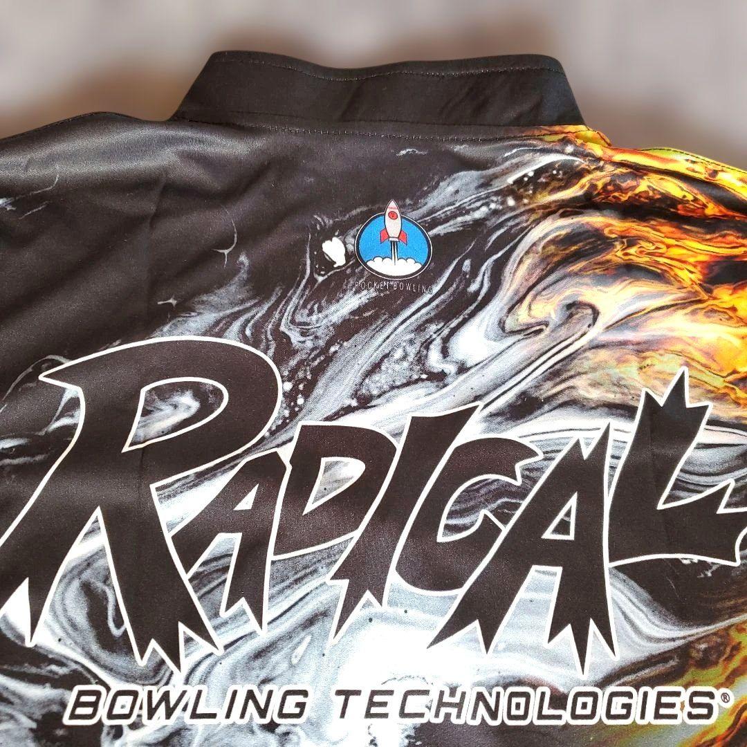 ✨新品✨ボウリングウェア ラディカル RADICAL 【M】ブラック ゴールド
