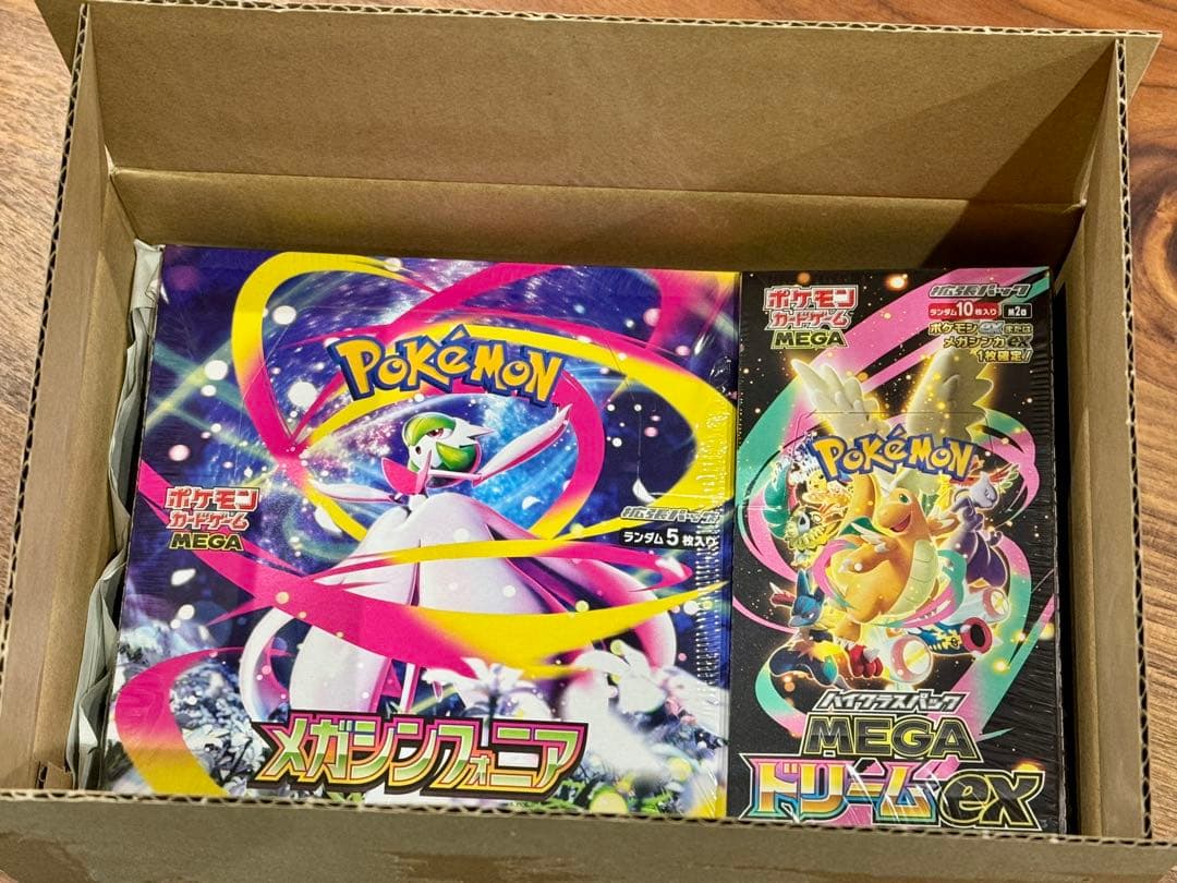 ポケセン産 メガシンフォニア MEGAドリームex 各1BOX シュリンク付き