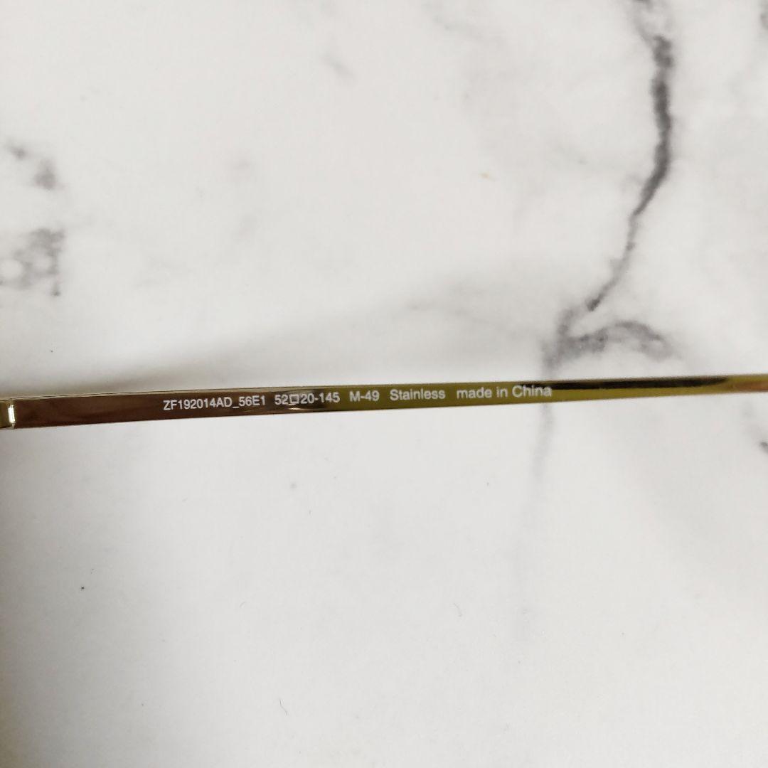 Zoff ゾフ☆メガネ☆中古☆ゾフ クラシック☆メタルフレーム【ゴールド