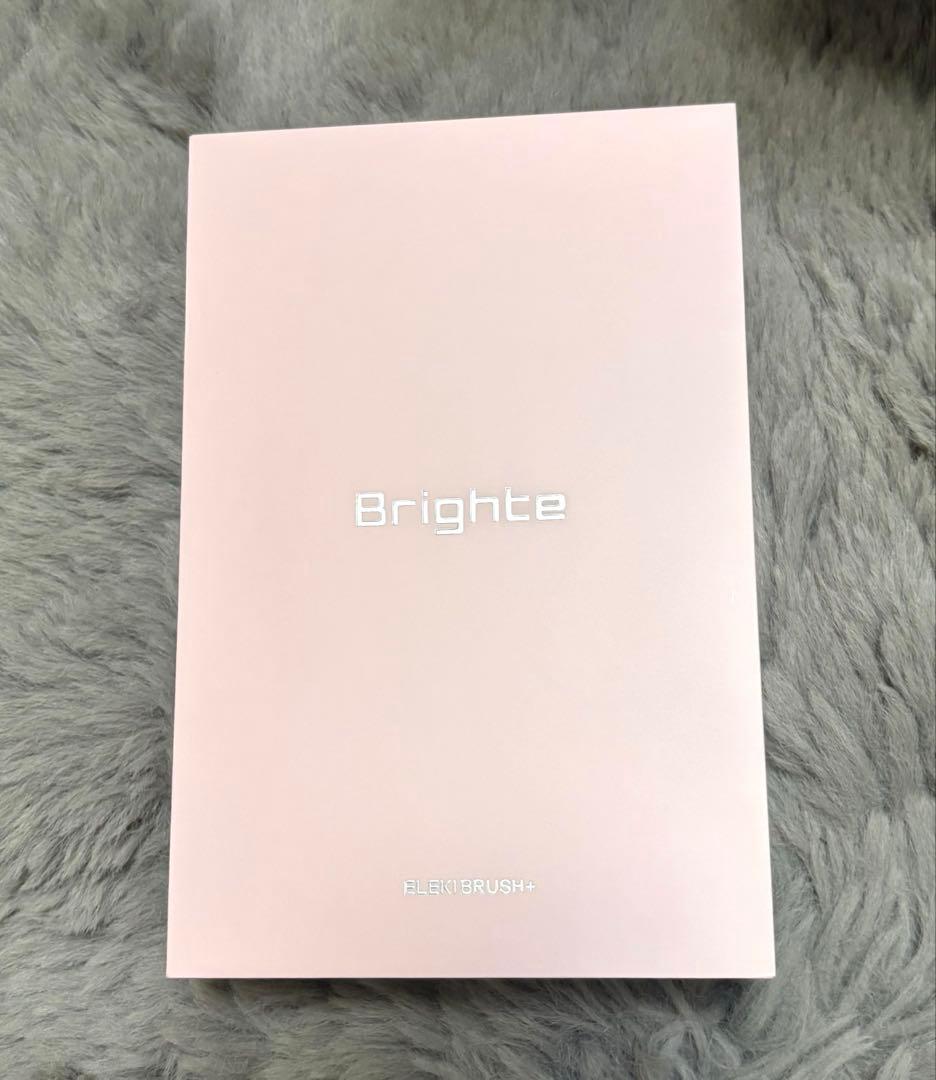 ​新品・未開封　ブライト エレキブラシ+　限定ピンク色　正規品 Brighte ブライト ELEKI BRUSH+ PINK エレキブラシ ピンク 美顔器 EMS