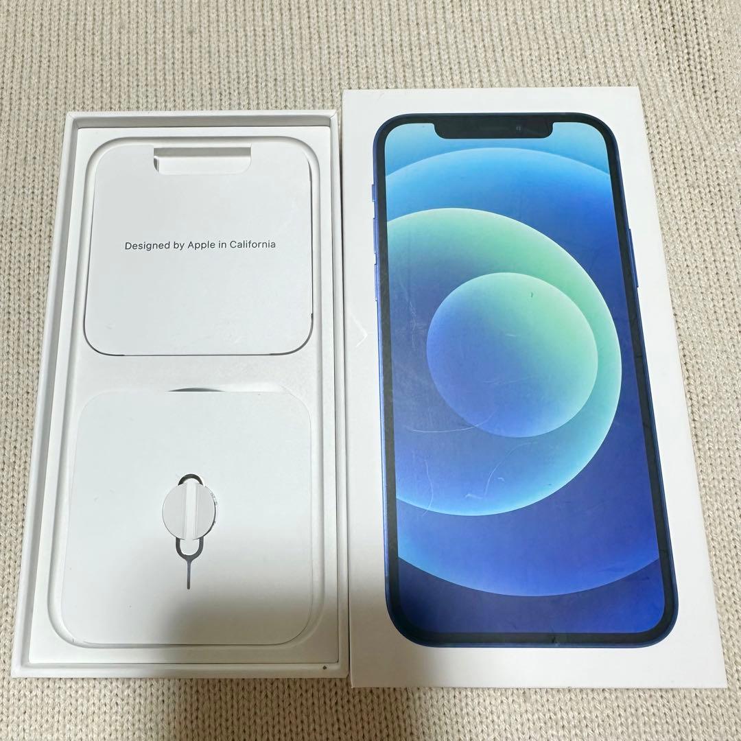 iPhone12 ブルー 箱 - メルカリ