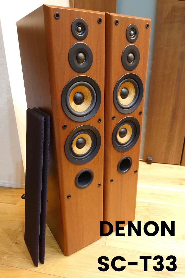 DENON トールボーイスピーカーSC-T33 2台セット