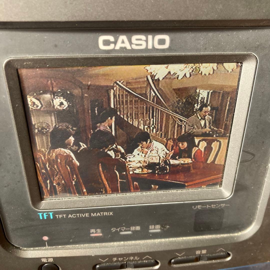 CASIO ポータブルVHSビデオレコーダー VF-5 テレビデオ - メルカリ