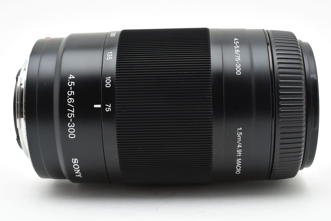 美品 Sony 75-300mm F4.5-5.6 MACRO #9171