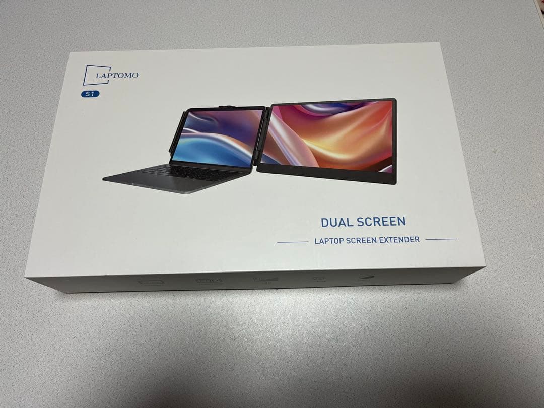 LAPTOMO S1 デュアルスクリーン拡張器 14インチ モニター Amazon.co.jp: Laptomo S1 デュアルモニター 14インチ IPS ポータブル