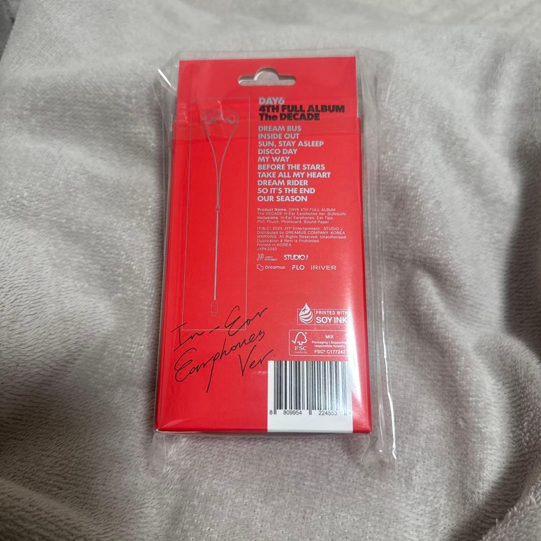 DAY6 The DECADE SUNGJIN イヤモニ風イヤフォン - メルカリ