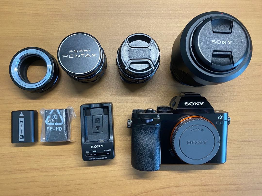 SONY α7 ミラーレス一眼カメラ 本体とレンズセット - メルカリ