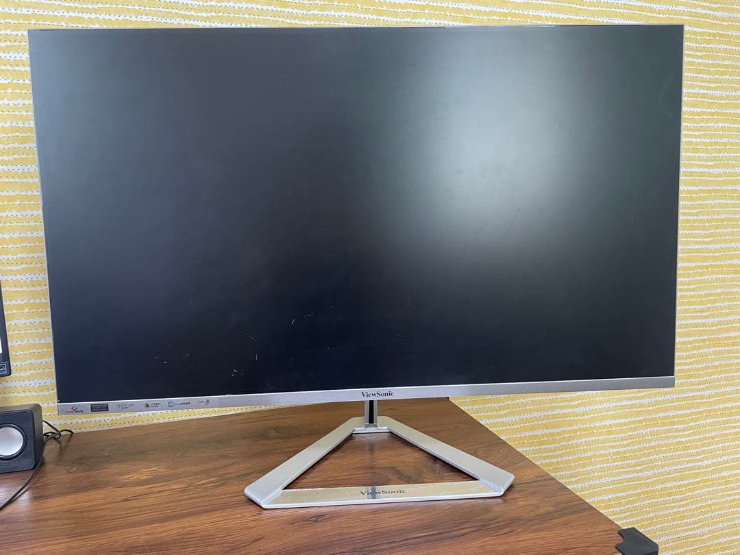 ViewSonic スリムモニター 本体 ViewSonic VX2476-SMHD AH-IPS搭載23.8型 超薄型スリムデザイﾝ 液晶
