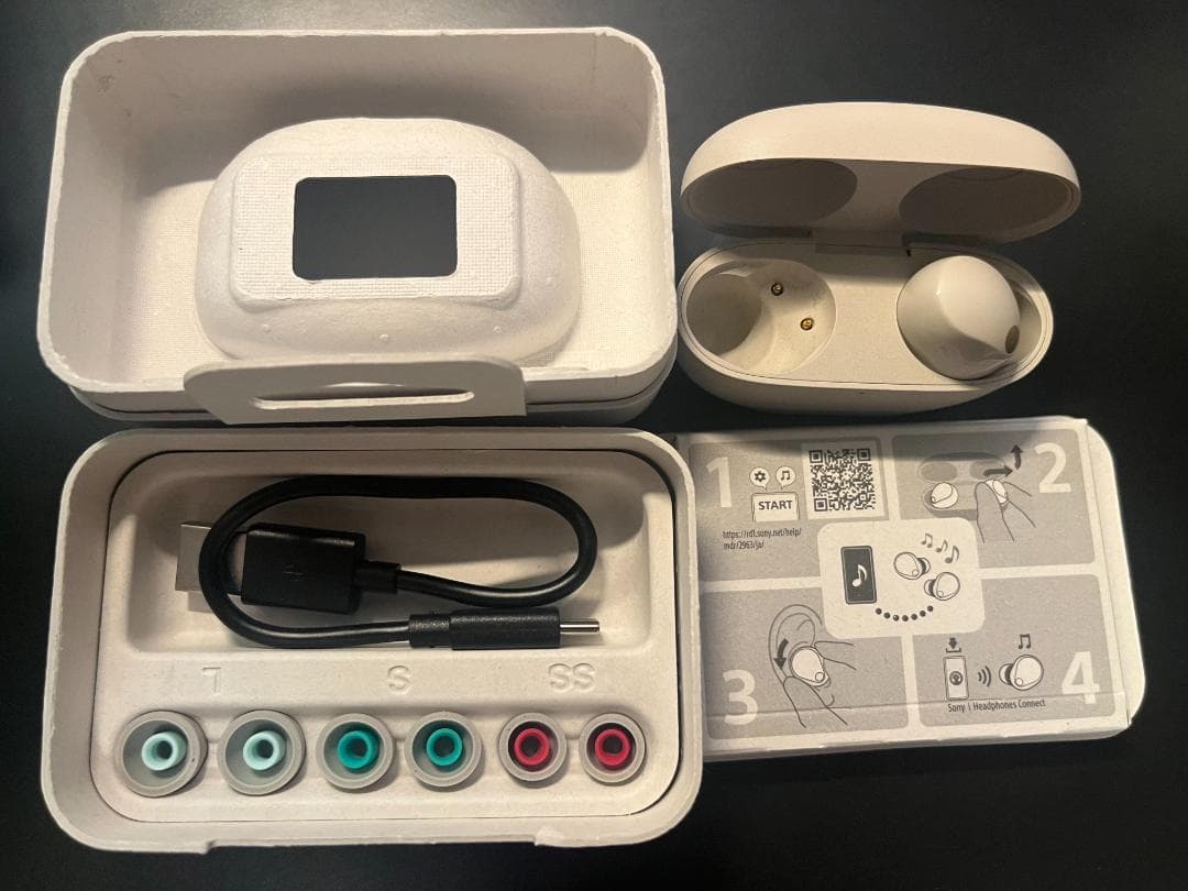 SONY WF-1000XM5 プラチナシルバー 右耳＋ケース - メルカリ