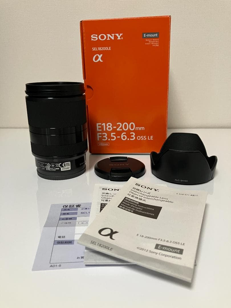 【ジャンク】SEL18200LE E 18-200mm F3.5-6.3 OSS LE SEL18200LE 中古価格比較 - 価格.com
