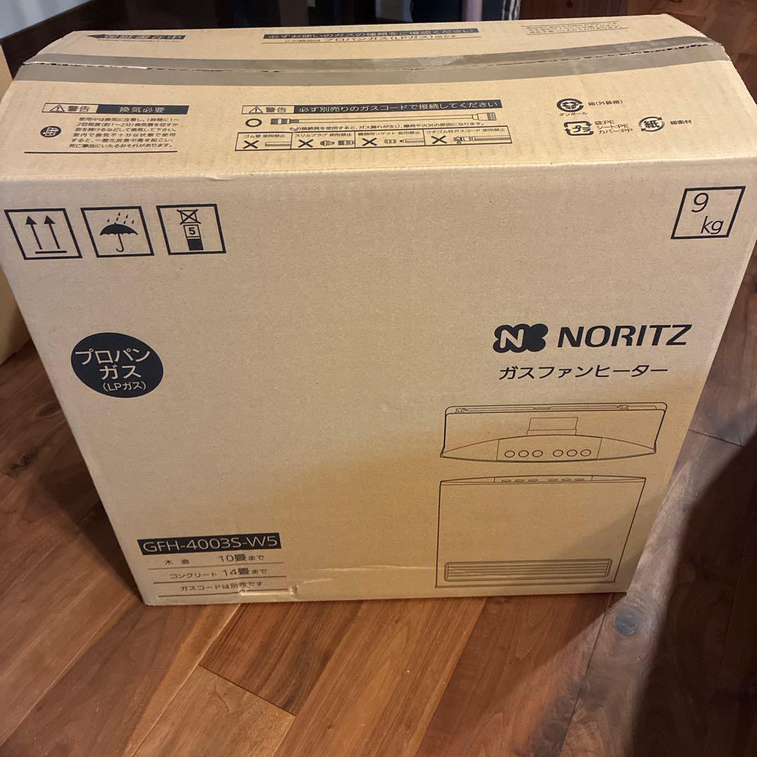新品未使用品】NORITZ ガスファンヒーター GFH-4003s-W5 - メルカリ
