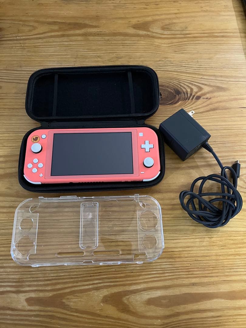 Nintendo SwitchLite しずえアロハ柄 充電器・ケース付き Nintendo Switch 『新品』Nintendo Lite あつまれ どうぶつの森セット