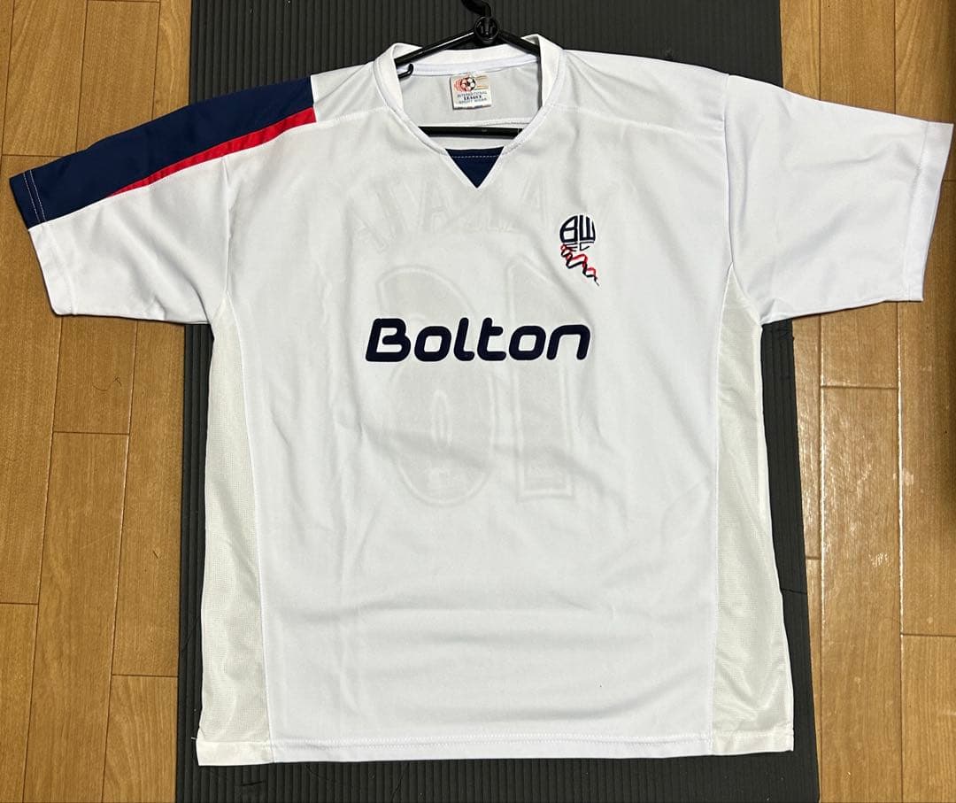 中田英寿Bolton ユニフォーム Nakata 16番 ホワイト - メルカリ