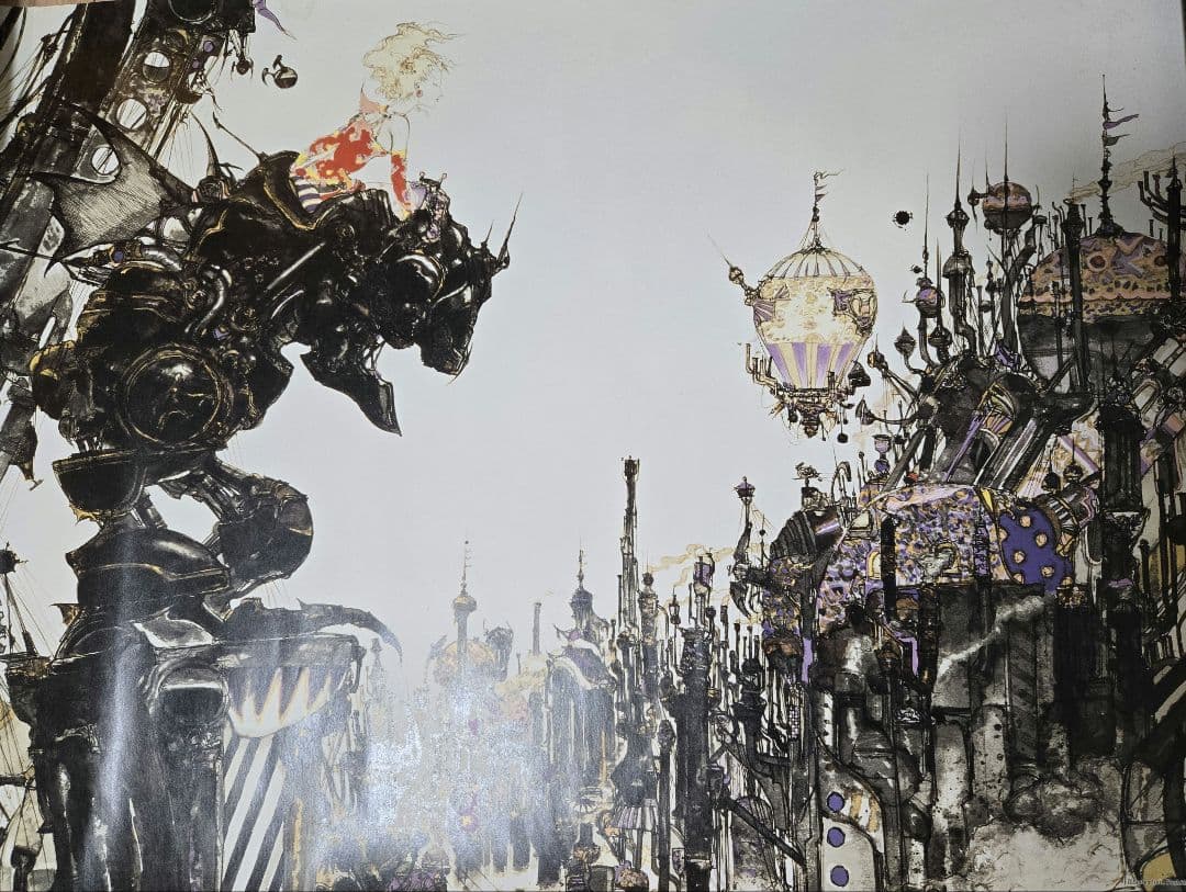 ファイナルファンタジー6 ポスター 当時物 B2サイズ 天野喜孝 - メルカリ