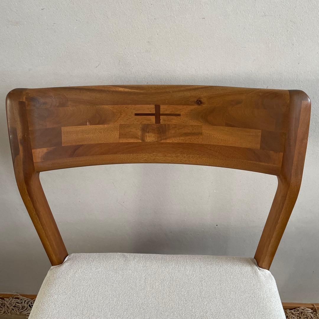 ③EDDA エッダ ダイニングチェア 朝日木材加工 無垢材 1脚 - メルカリ