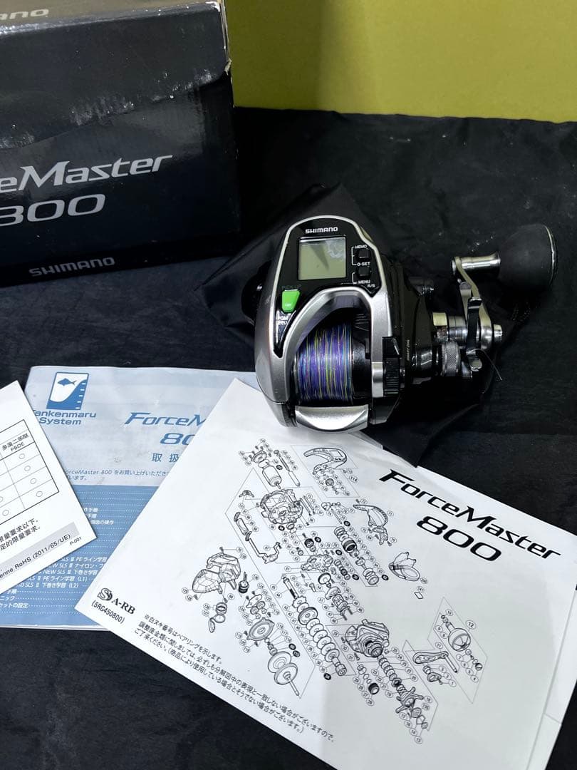 ジャンク品 シマノ（SHIMANO）電動リール フォースマスター 800 - メルカリ