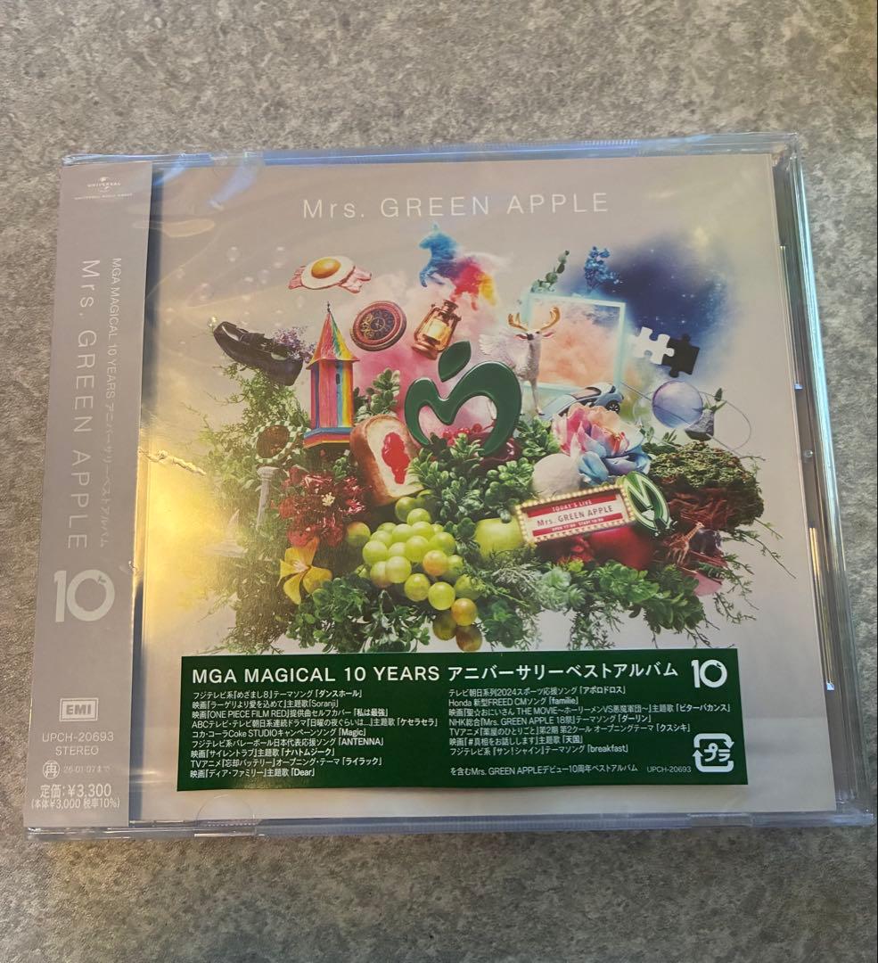 Mrs. GREEN APPLE アルバム「10」ミセス ミセスグリーンアップル