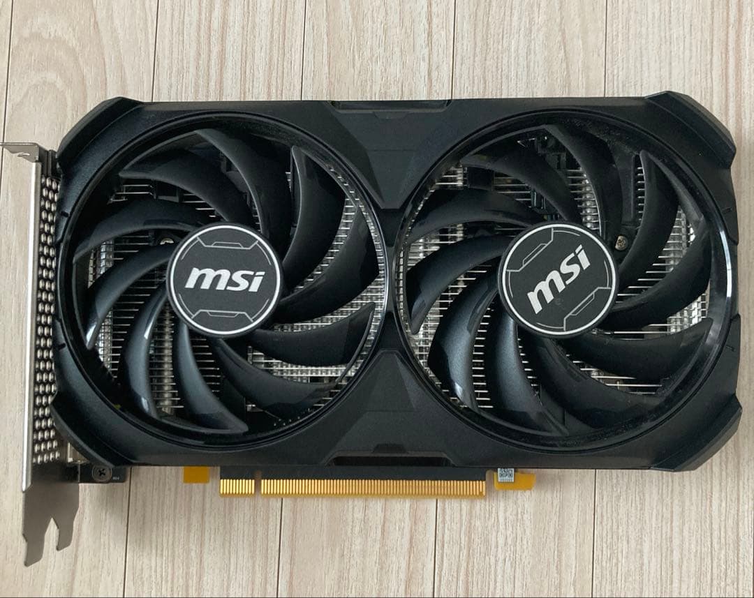【ジャンク】MSI GeForce RTX グラフィックボード4060 MSI、数量限定の「GeForce RTX 4060」搭載ビデオカードを10/5に発売