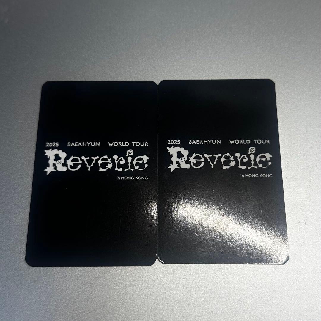 ベッキョン reverie香港コンサートの入場特典トレカ2枚 - メルカリ