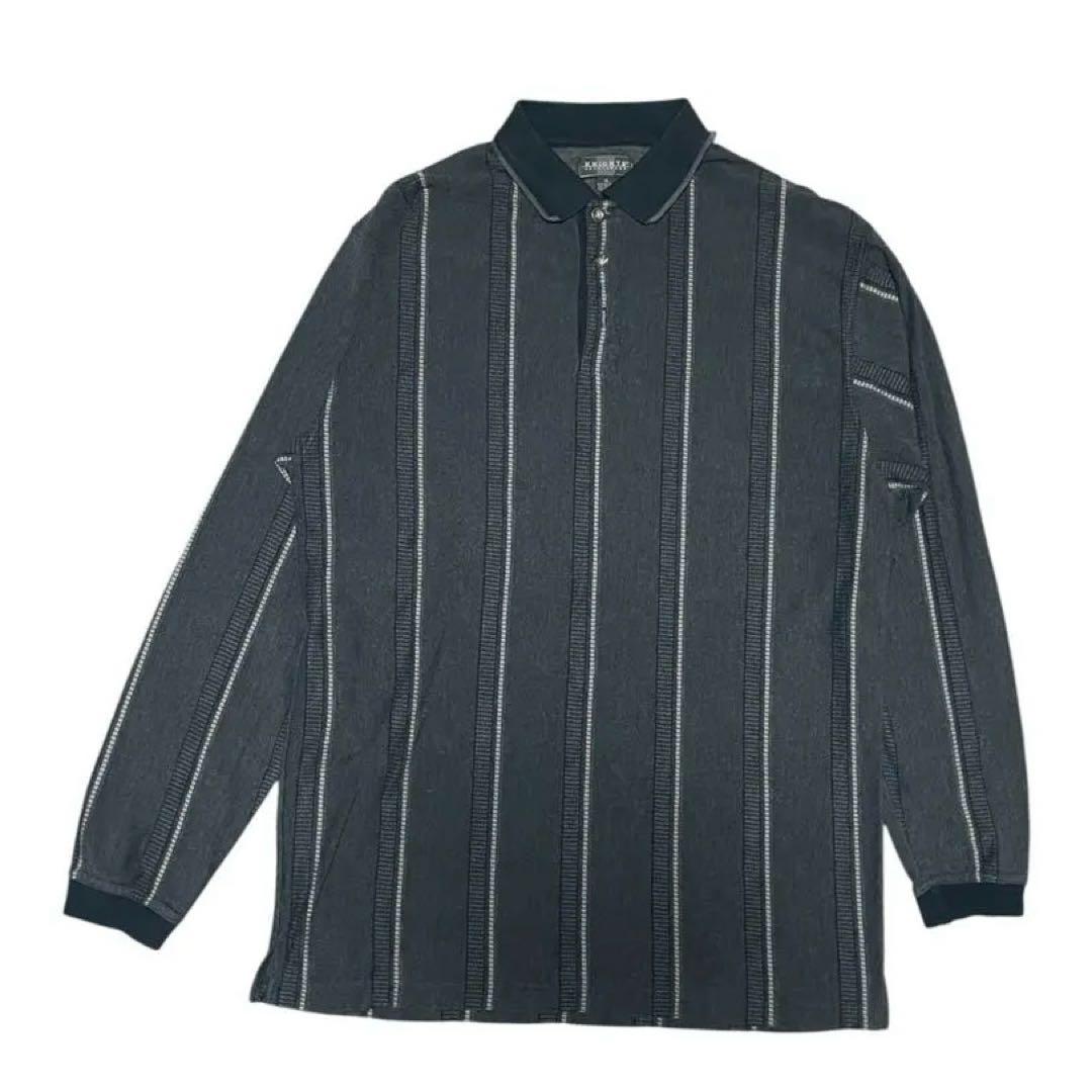 希少】KNIGHTS SPORTSWEAR ストライプ 長袖ポロシャツ XL - メルカリ