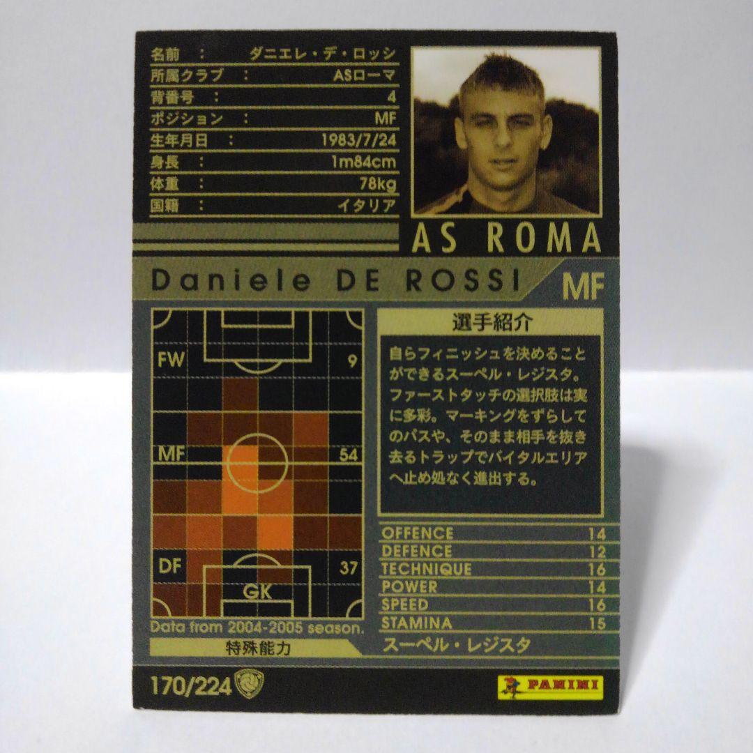 白 デ・ロッシ スーぺル・レジスタ ローマ イタリア WCCF PANINI