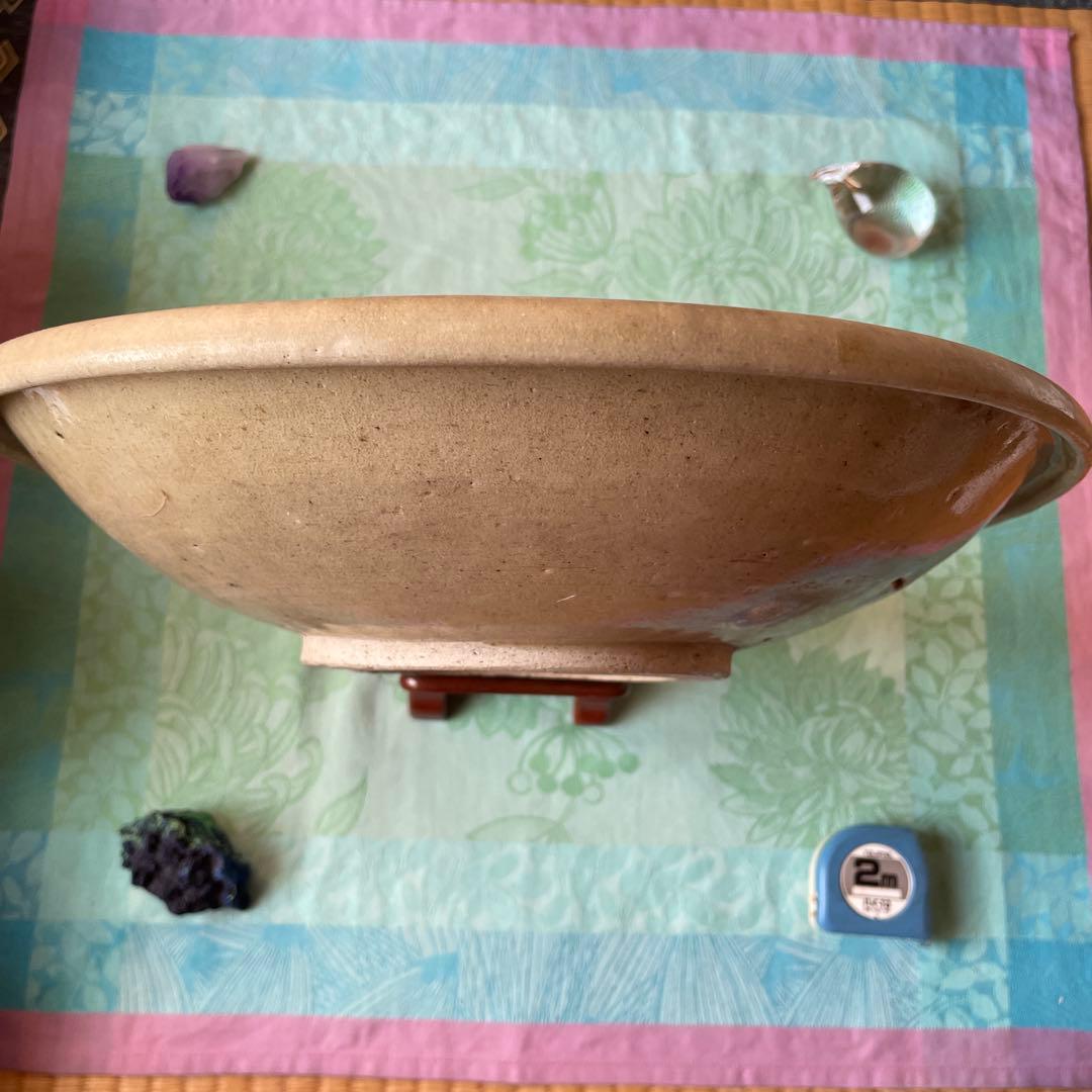 江戸時代 古瀬戸 山水図 松に東屋（あずまや）」図 石皿 - メルカリ